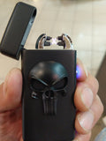 Punisher dual arc lighter is electric and flameless 