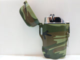 Camo Compact Flashlight and Lighter with Waterproof Cover