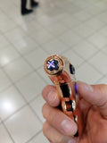 Torch Style Plasma Lighter - For Pipes, Bongs & Bowls - Rose Gold