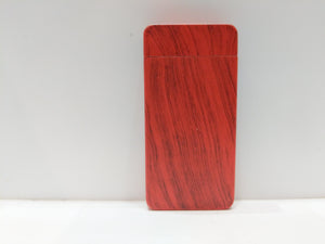 Red Wood USB Rechargeable Electric Plasma Lighter