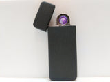 Rotary Spinning Arc Lighter in Frosted Matte Black