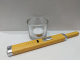 Yellow Wood BBQ Candle Plasma Electric Lighter